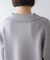 襟付きロゴニットチュニック
