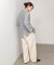【Bab】リネンライクジャケット（ベルト付き）