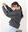 【Bab】ホイップシャーリングブラウス
