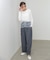 【Bab】【選べるサイズ展開】ツータックルーズベルト付スラックスパンツ