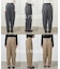 【Bab】【選べるサイズ展開】ツータックルーズベルト付スラックスパンツ