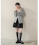【Bab】チェック前開きビスチェ風チュニック
