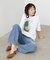 【Bab】フォトプリントＴシャツ