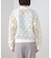 フラワーモチーフブルゾン
