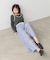 【Bab】ウエストフリルドットパンツ