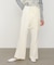 【Bab】【選べるサイズ展開】ストレッチツイルセミフレアスラックスパンツ