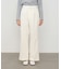 【Bab】【選べるサイズ展開】ストレッチツイルセミフレアスラックスパンツ