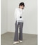【Bab】【選べるサイズ展開】ストレッチツイルセミフレアスラックスパンツ
