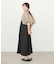 【Bab】【選べるサイズ展開】袖ボリュームポンチワンピース