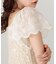 【Bab】【選べるサイズ展開】ドッキングスリーブクロシェワンピース