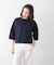 ラメ混総針ニットＴシャツ