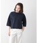 ラメ混総針ニットＴシャツ
