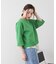 ラメ混総針ニットＴシャツ