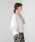 Wシルケットシフォンドッキングプルオーバー