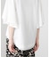 Wシルケットシフォンドッキングプルオーバー