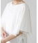 Wシルケットシフォンドッキングプルオーバー