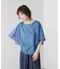 Wシルケットシフォンドッキングプルオーバー
