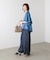 Wシルケットシフォンドッキングプルオーバー
