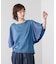 Wシルケットシフォンドッキングプルオーバー