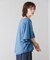 Wシルケットシフォンドッキングプルオーバー