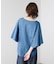Wシルケットシフォンドッキングプルオーバー