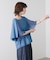 Wシルケットシフォンドッキングプルオーバー