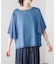 Wシルケットシフォンドッキングプルオーバー