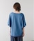 Wシルケットシフォンドッキングプルオーバー