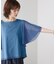 Wシルケットシフォンドッキングプルオーバー