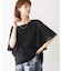 Wシルケットシフォンドッキングプルオーバー