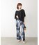 Wシルケットシフォンドッキングプルオーバー