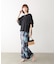 Wシルケットシフォンドッキングプルオーバー