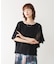 Wシルケットシフォンドッキングプルオーバー