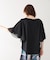 Wシルケットシフォンドッキングプルオーバー