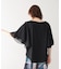 Wシルケットシフォンドッキングプルオーバー
