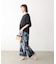 Wシルケットシフォンドッキングプルオーバー