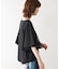 Wシルケットシフォンドッキングプルオーバー