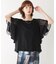 Wシルケットシフォンドッキングプルオーバー