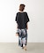 Wシルケットシフォンドッキングプルオーバー