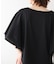 Wシルケットシフォンドッキングプルオーバー