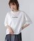 WシルケットバックシャイニーラインロゴＴ