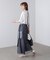 WシルケットバックシャイニーラインロゴＴ