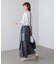 WシルケットバックシャイニーラインロゴＴ