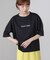 WシルケットバックシャイニーラインロゴＴ