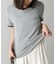 【Bab】配色リンガーＴシャツ