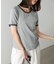 【Bab】配色リンガーＴシャツ