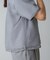【CIEL'AIR】SHEER DOCKING SHIRT(ｼｱｰﾄﾞｯｷﾝｸﾞｼｬﾂ）
