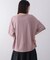 モノトーンフラワーＴシャツ