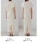 【Bab】【再登場・選べるサイズ展開】アシメフリルドッキングワンピース
