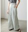 【Bab】【サイズ展開あり】ボリュームワイドタックパンツ
